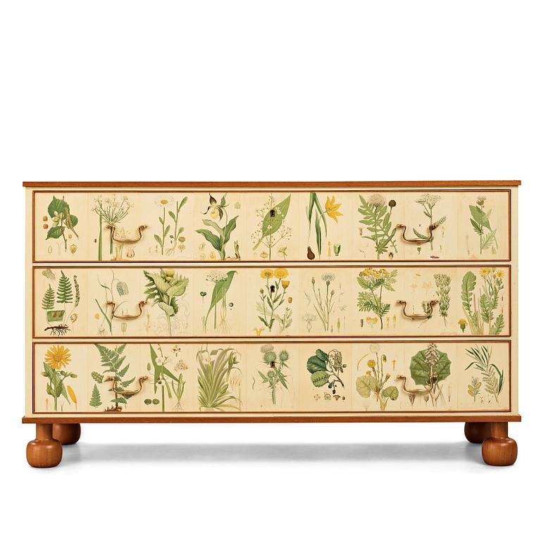 Josef Frank, byrå, "Flora", Firma Svenskt Tenn, modell 1050, 1950-60-tal.