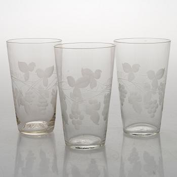 A 84-piece 'Savoy' glasswear, 1940s.