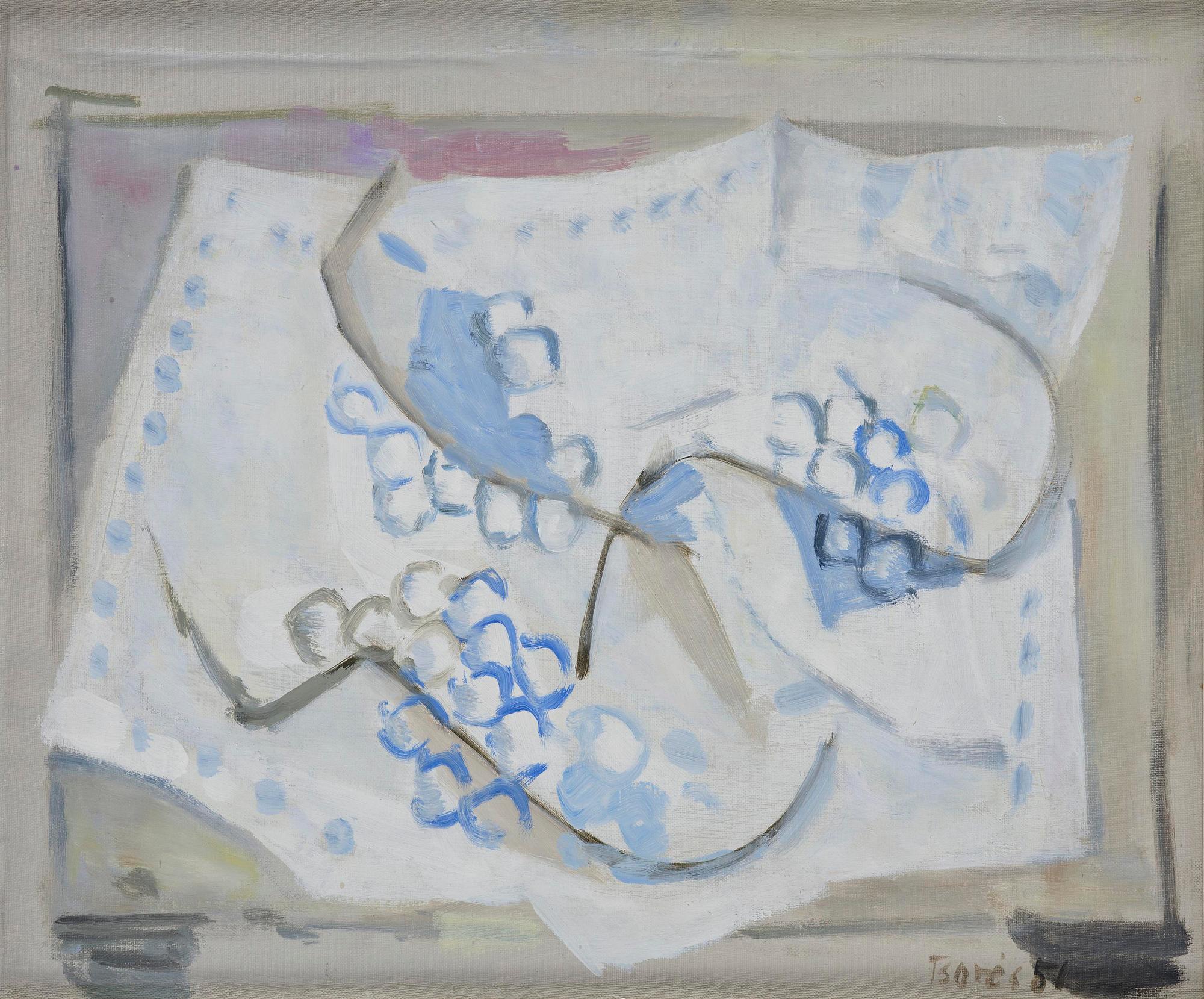 Francisco Borès, “Raisins sur une serviette”.