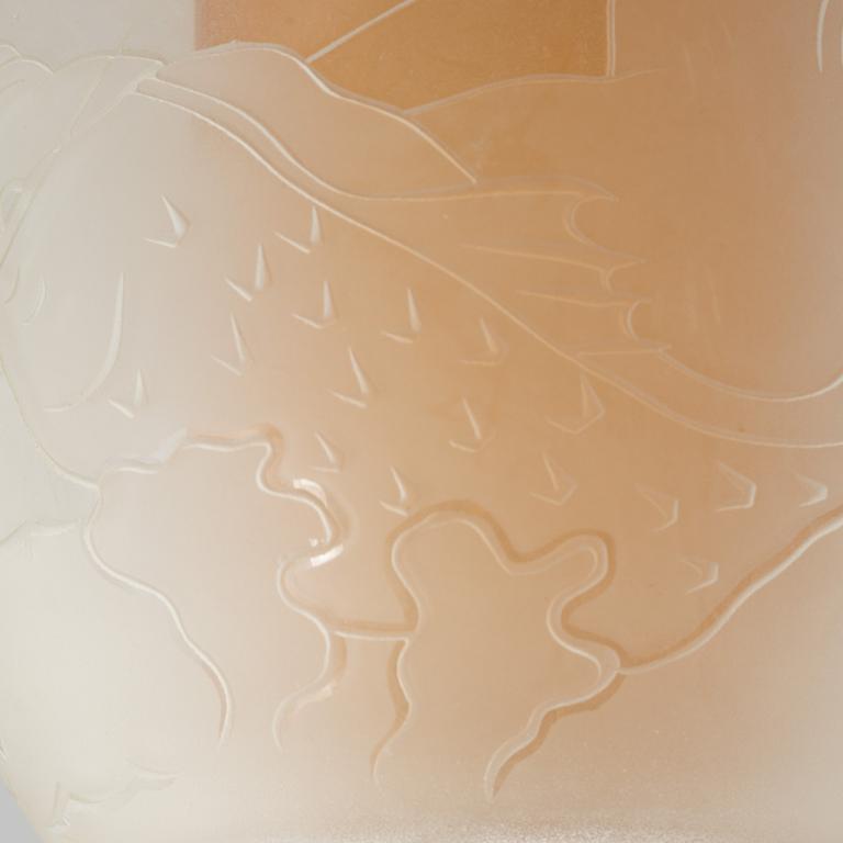 Lampkupa, Swedish Modern, Kjell Löwenadler, Glössner, 1900-talets mitt.