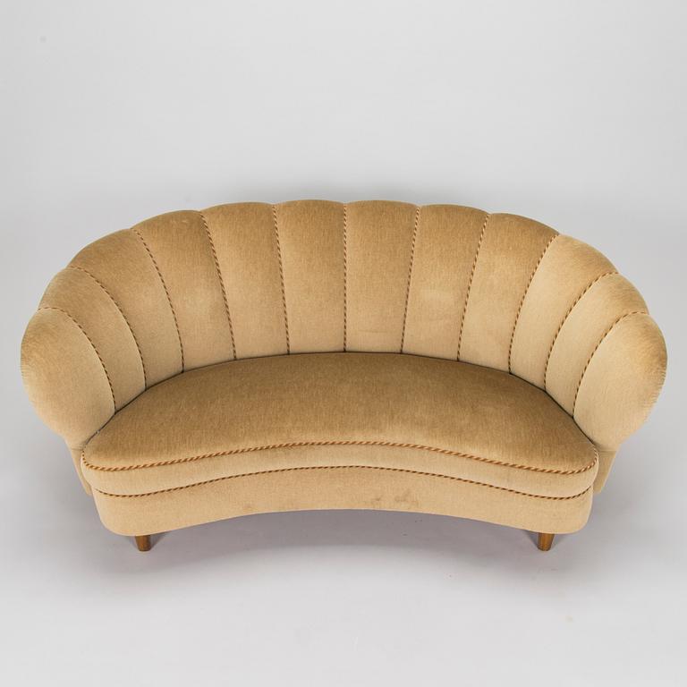 A mid-20th century sofa.