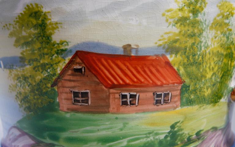 YTTERFODER, flintgods, Gustafsberg, tidigt 1900-tal.