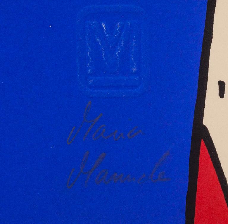 MARIA MANUELA VINTILESCU, färgserigrafi, signerad och numrerad 90/250.