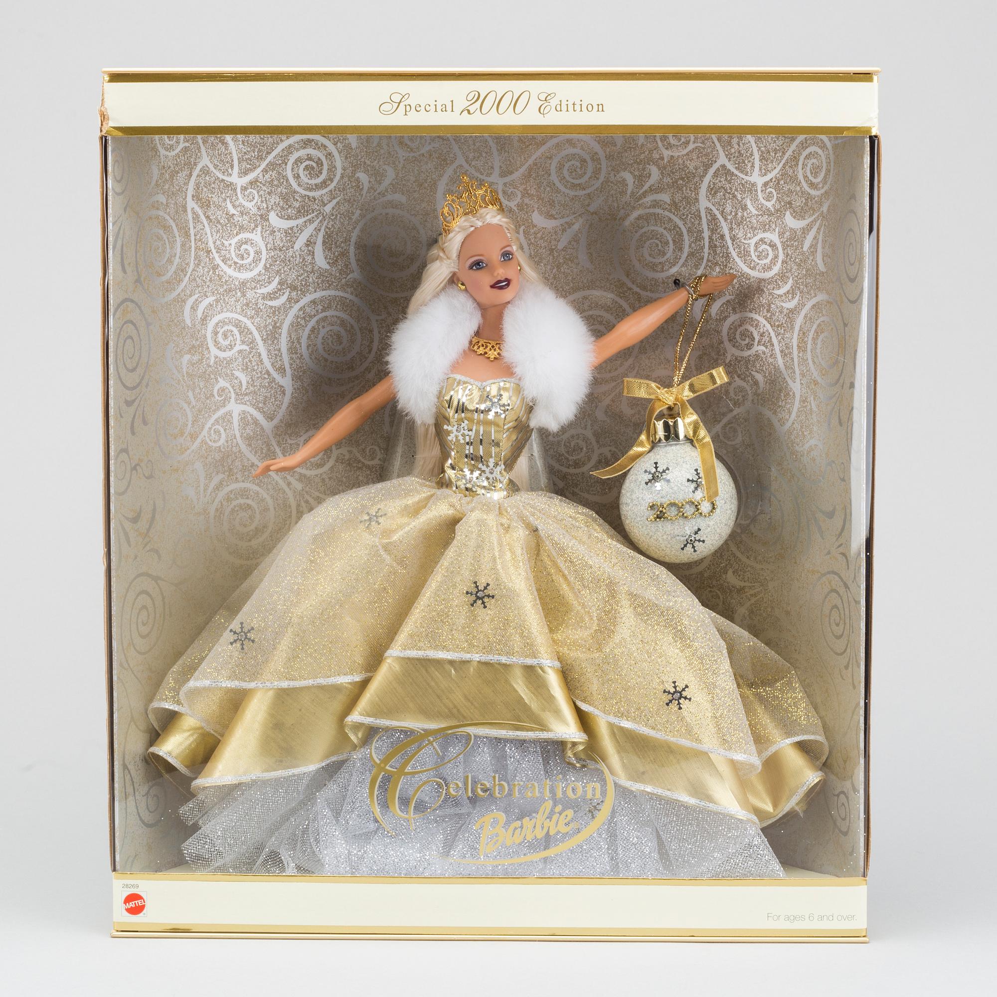 4 pcs of Barbie dolls, 20/21th century,