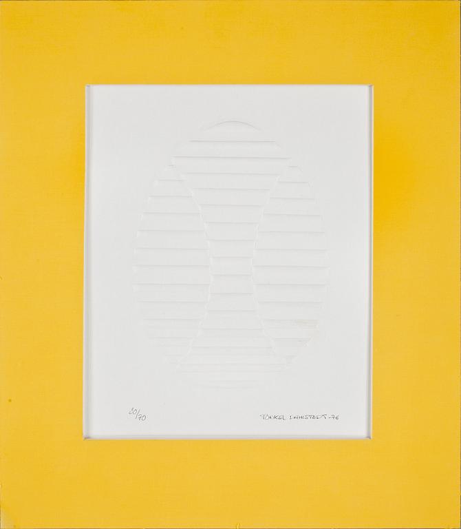 TORKEL DAHLSTEDT, reliefgravyrer 4 st, signerade och daterade -76. Numrerade 30/70.