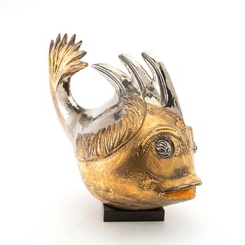 Decorative sculpture Fish Italy late 20th century.