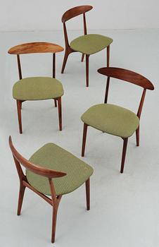 MATGRUPP, 5 delar. Kurt Östervig, Brande Möbelindustri. Danmark, 1960-tal.