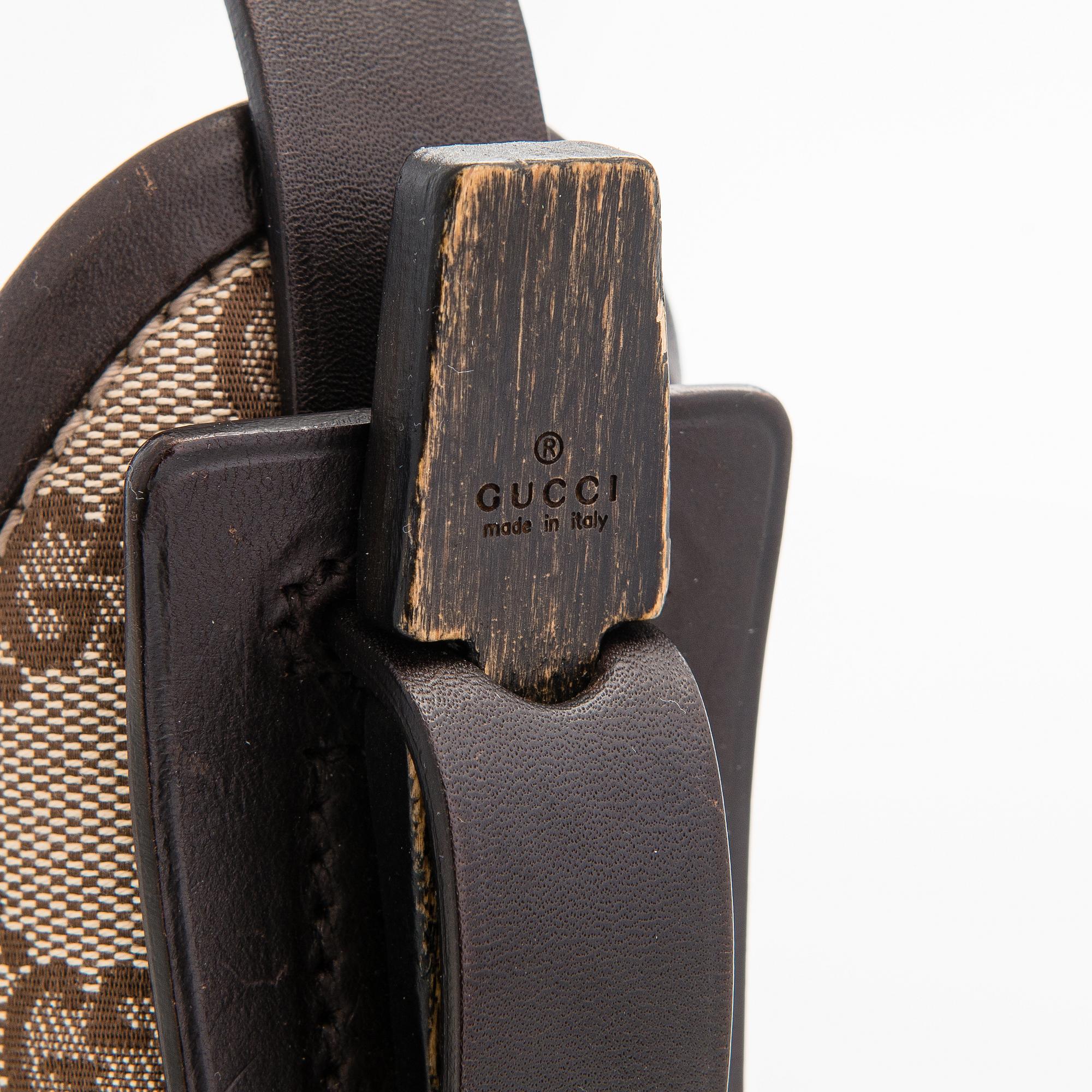 Gucci, "GG Monogram Canvas Hobo" väska.