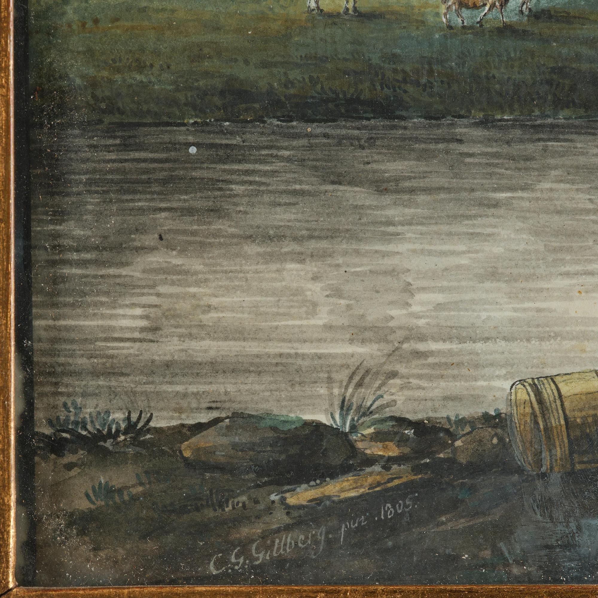 Carl Gustaf Gillberg, Vyer över bruk, ett par.