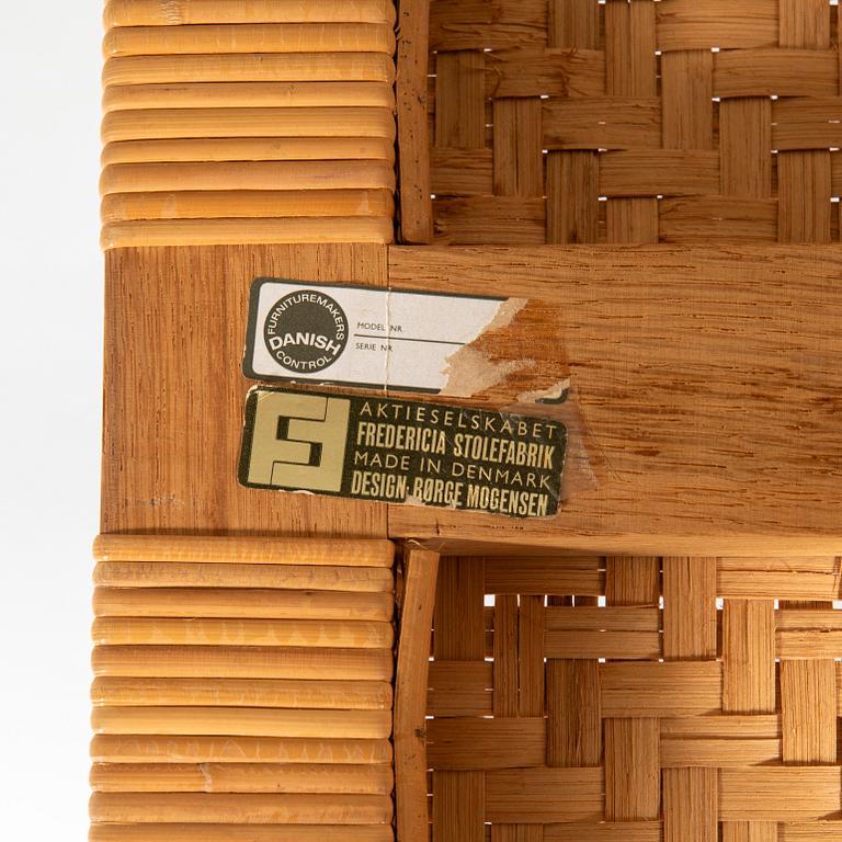 Børge Mogensen, bänk, modell 5272, Fredericia Stolefabrik, Danmark, 1950-60-tal.