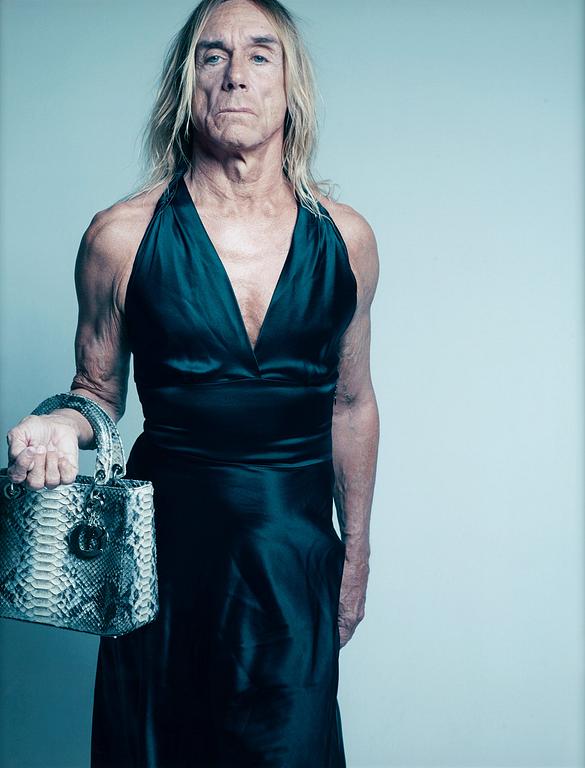 Mikael Jansson, "Iggy Pop with Dior Hand-bag #2", 2010.