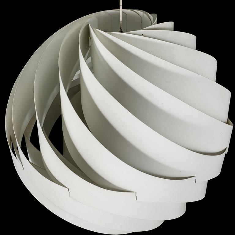 A "Turbo" ceiling lamp by Louis Weisdorf for Lyfa, Denmark, second half of the 20th century.