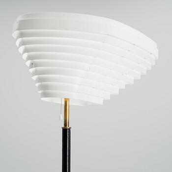 ALVAR AALTO, A FLOOR LAMP. Angel's Wing, model A 805. Stamped Valaistustyö. Early 1970s.