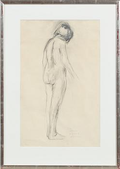 OLLE SKAGERFORS, teckning, signerad.