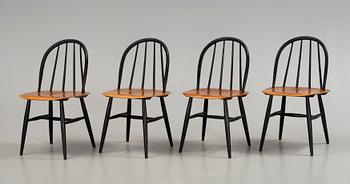 STOLAR, 4 st, "Fanett", Ilmari Tapiovaara, Edsbyverken, 1950-tal.