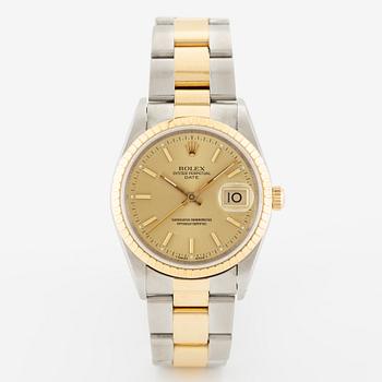 Rolex, Date, armbandsur, 34 mm.