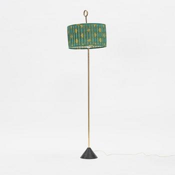 Hans-Agne Jakobsson, a brass floor lamp, Hans-Agne Jakobsson AB, Markaryd, Sweden, 1950's/60's.