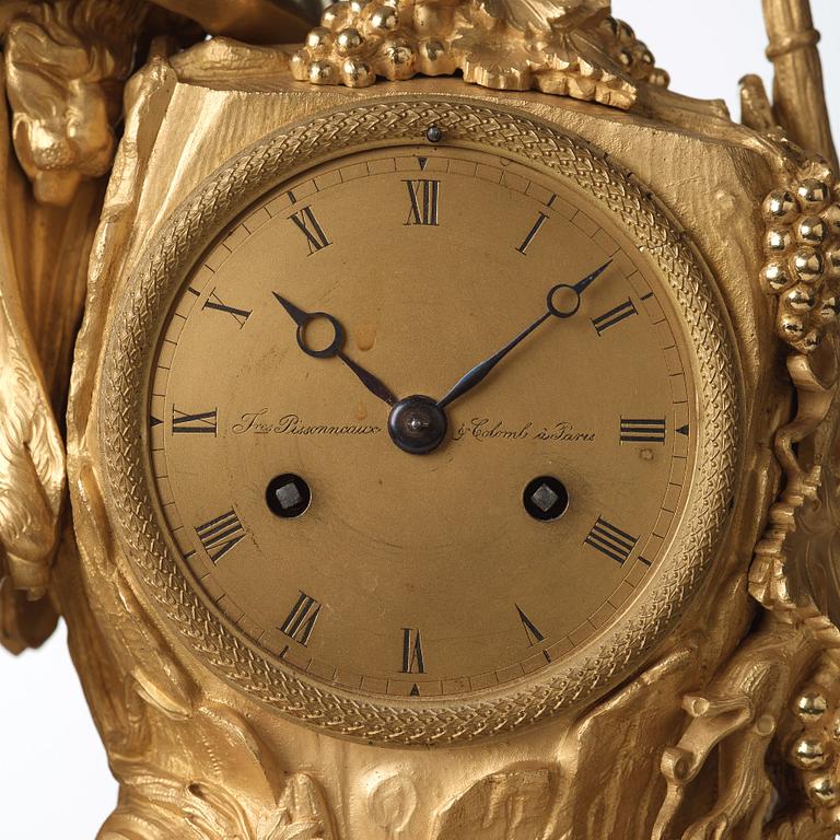 A French Empire early 19th century mantel clock.