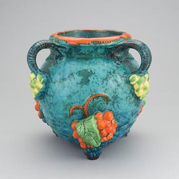 YTTERFODER, flintgods, Elsterwerda handgemalt, 1918-45, signerad undertill.