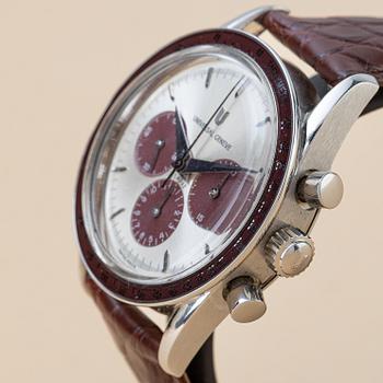 Universal Geneve, Compax 1950, "Baby Nina", "Burgundy", ca 1990.