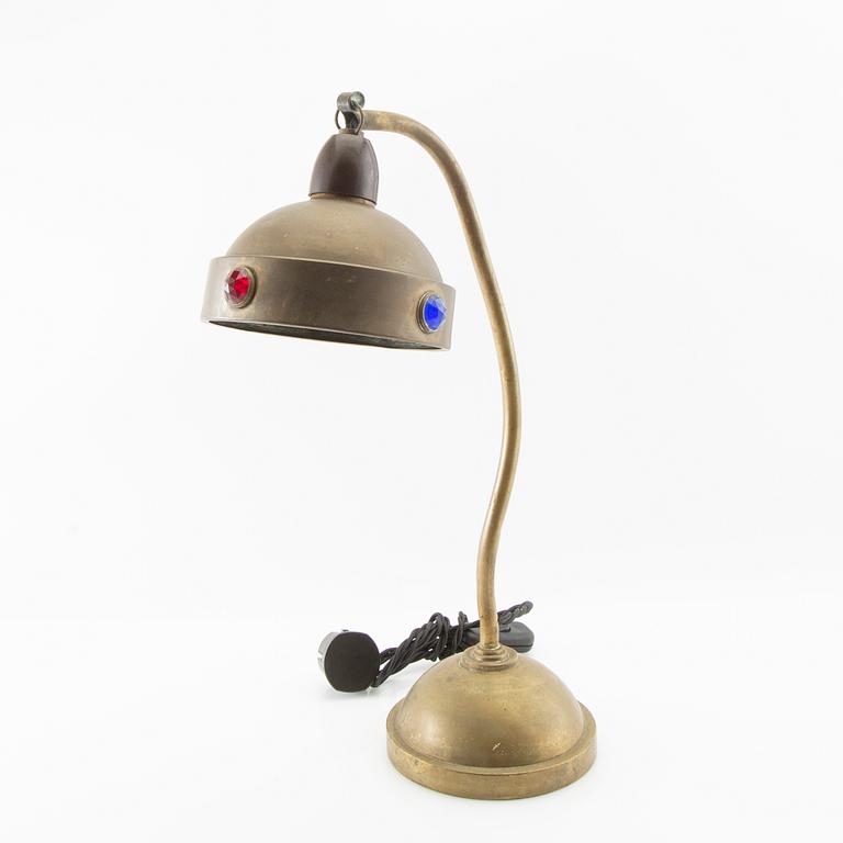 Bordslampa 1900-talets början.