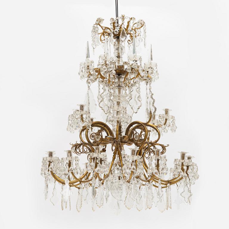 A late 19th Century chandelier.