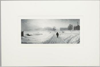 PENTTI SAMMALLAHTI, fotografi, silvergelatinfotografi, sign. a tergo, konstnärens avdrag 1992.