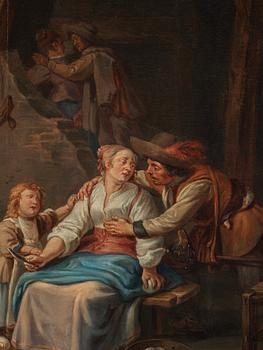 Jean-Baptiste Greuze Circle of, In the kitchen.