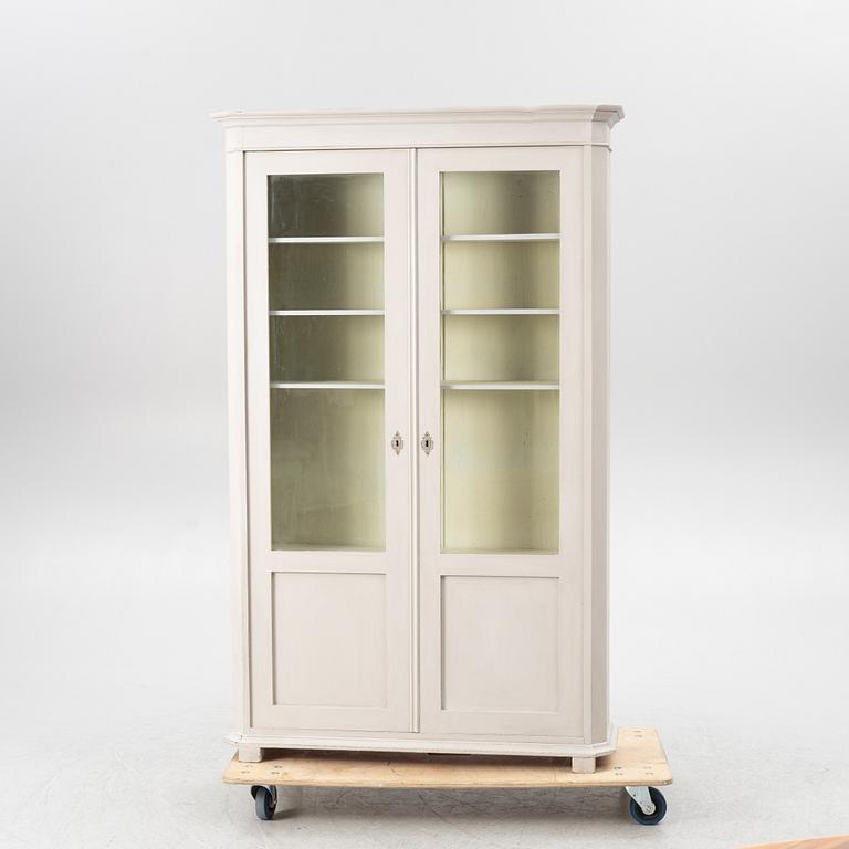 A book cabinet, circa 1900.