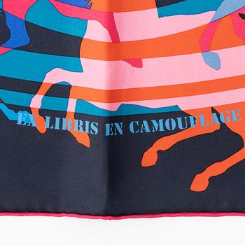 Hermès, scarf, "Ex-Libris En Camouflage".
