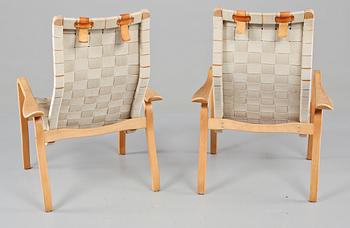 FÅTÖLJER, ett par, "Primo", Yngve Ekström, Swedese, 1900-talets andra hälft.