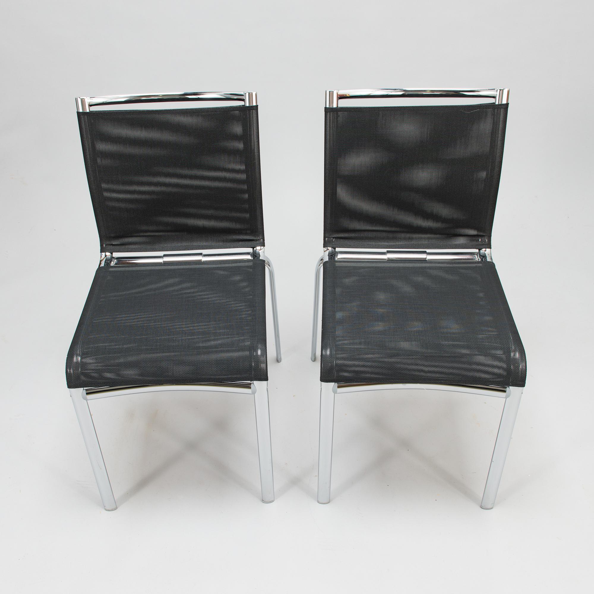 Alberto Meda, six 21st century 'Big frame 441' chairs for Alias.