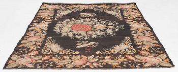 A Bessarabian Kilim rug, dated 1937, c. 263 x 179 cm.