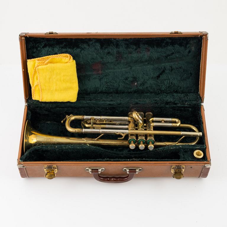 An 'Emperor' trumpet by Boosey & Hawkes.