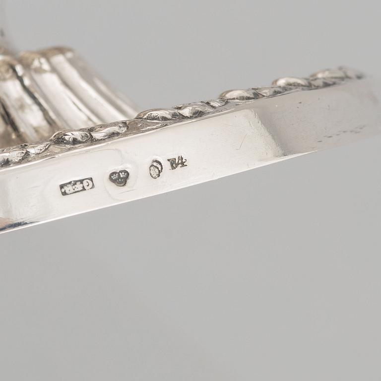 Gustaf Fredrik Richter, an Empire silver teapot, Stockholm, 1836.