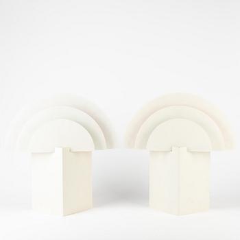 Olle Andersson, table lamps/wall lamps, a pair, "No Neon", Boréns, 1980s/90s.