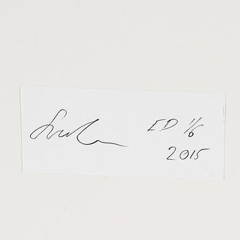 Simon Larsson, gelatin silver photograph, signed, numbered ED 1/6 and dated 2015 on verso.