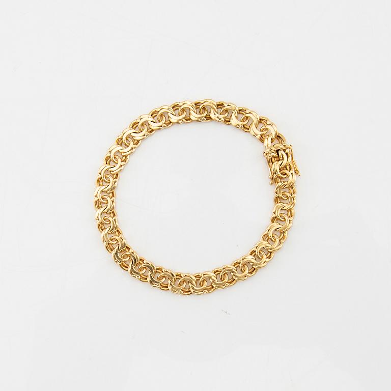 Bracelet Bismarck link 18K gold, Stockholm 1949.