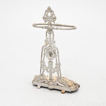 Paraplyställ, gjutjärn. omkring 1900.