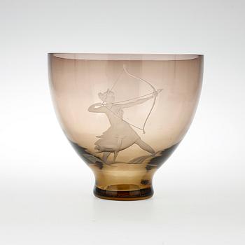 ERKKI KÄPPI, vas, glas, sign o dat -46.