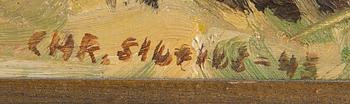 Harry Christian Sibelius, Landscape with Sheaves.
