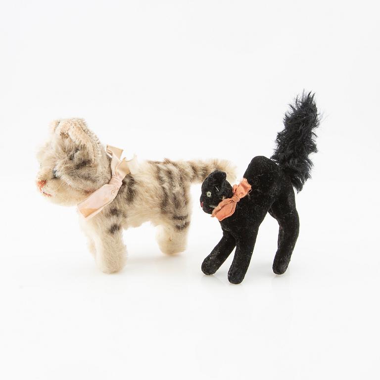 Toy animals, 12 pcs, Steiff, Germany, second half of the 20th century.