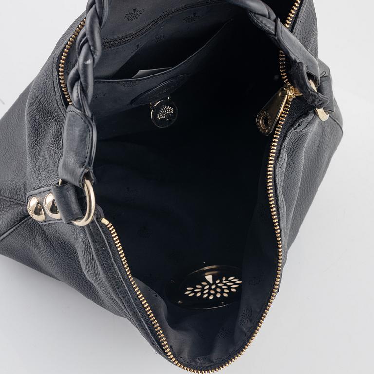 Mulberry, a black leather 'Daria' hobo bag.