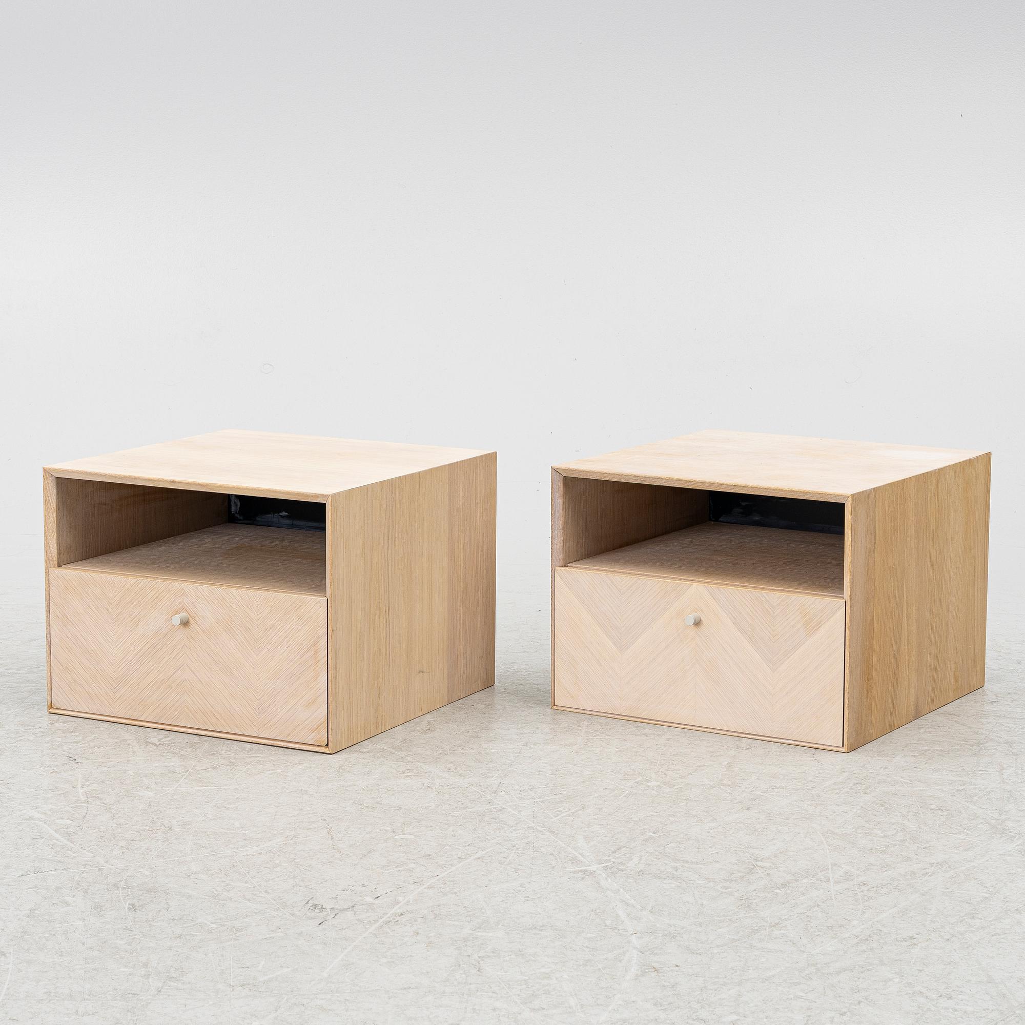 Michael H. Nielsen, sängbord, ett par, "Luxe", Bolia.