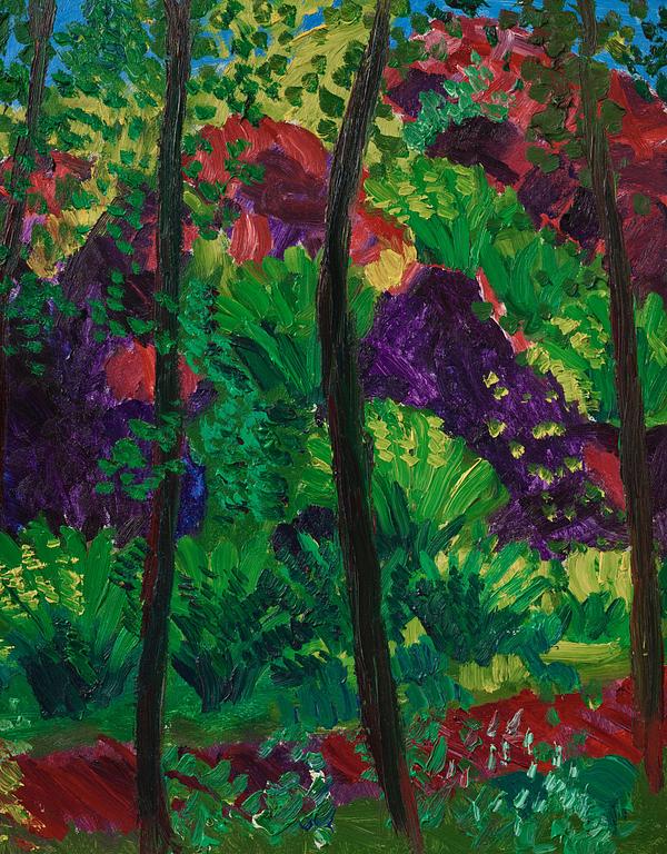 Inge Schiöler, Verdant landscape.