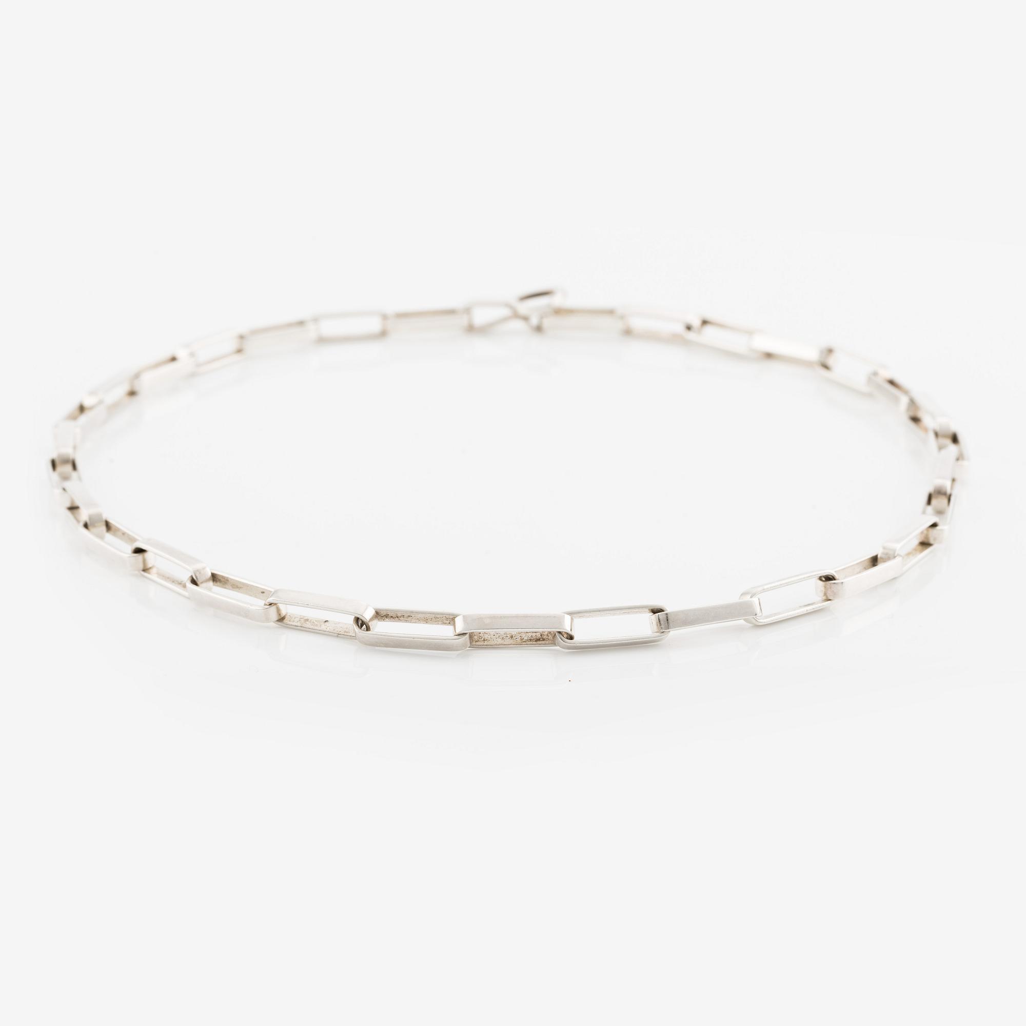 Karl-Ingemar Johansson, a silver necklace, Gothenburg 1964.