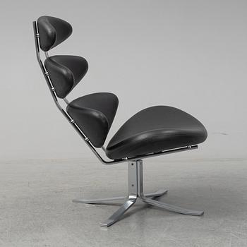 POUL VOLTHER, a 'Corona EJ 5' easy chair, Erik Jørgensen, Denmark.