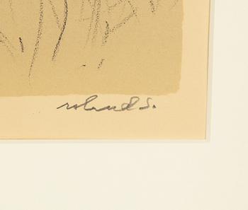 Roland Svensson, 2 litografier, signerade och numrerade.