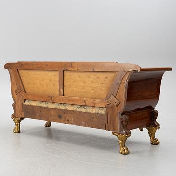 Empire, An Empire sofa, first half of the 19th Century.
