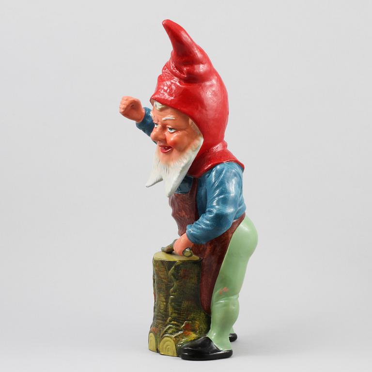 FIGUR, lergods, omkring 1900-talets mitt.